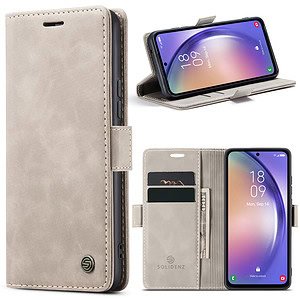 Solidenz Urban Book Samsung A54 hoesje – Beige