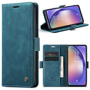 Solidenz Urban Book Samsung A54 hoesje – Blauw