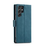 Solidenz Urban Book Samsung S22 Ultra hoesje - Blauw - 3