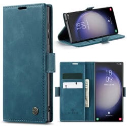 Solidenz Urban Book Samsung S23 Ultra hoesje - Blauw