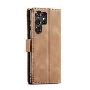 Solidenz Urban Book Samsung S23 Ultra hoesje - Bruin 4