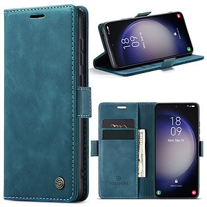 Solidenz Urban Book Samsung S23 hoesje – Blauw