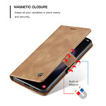 Solidenz Urban Book Samsung S23 hoesje - Bruin - 5