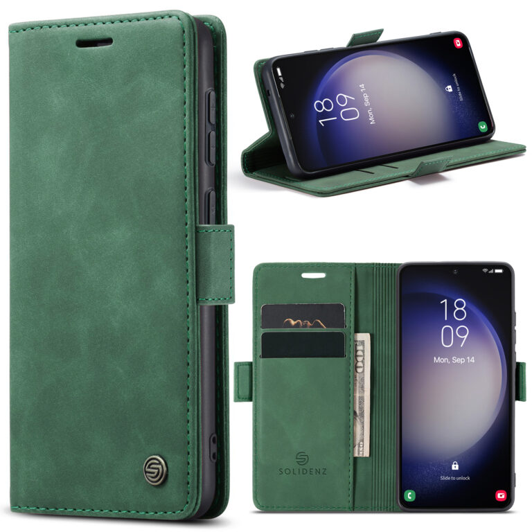 Solidenz Urban Book Samsung S23 hoesje - Groen