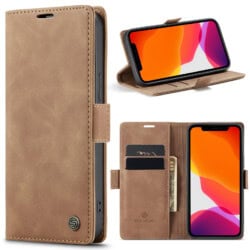 Solidenz Urban Book iPhone 13 hoesje - Bruin