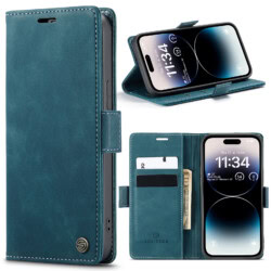 Solidenz Urban Book iPhone 14 Pro Max hoesje - Blauw