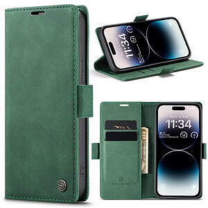 Solidenz Urban Book iPhone 14 Pro Max hoesje - Groen 1