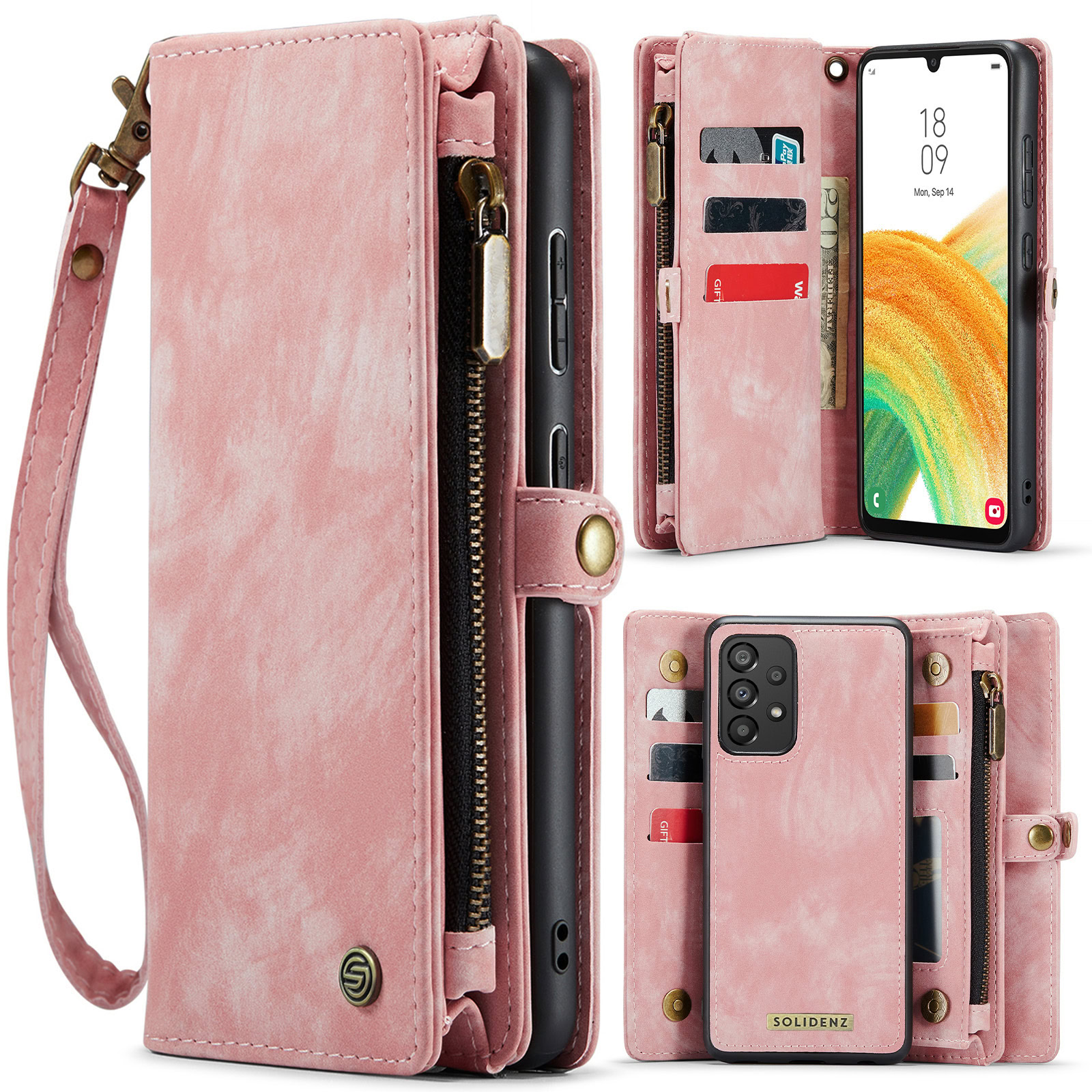 Solidenz Urban Wallet A53 – Roze – Versie 2 1
