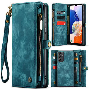 Solidenz Urban Wallet Samsung A14 hoesje – Blauw