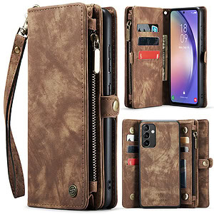 Solidenz Urban Wallet Samsung A54 hoesje – Bruin