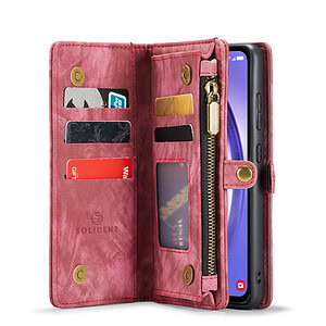 Solidenz Urban Wallet Samsung A54 hoesje - Rood 3
