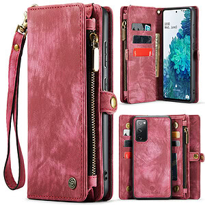 Solidenz Urban Wallet Samsung S20 FE hoesje – Rood