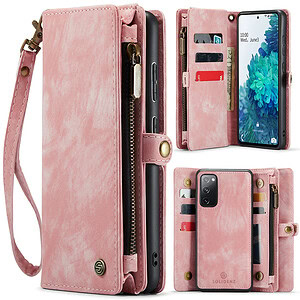 Solidenz Urban Wallet Samsung S20 FE hoesje - Roze 1