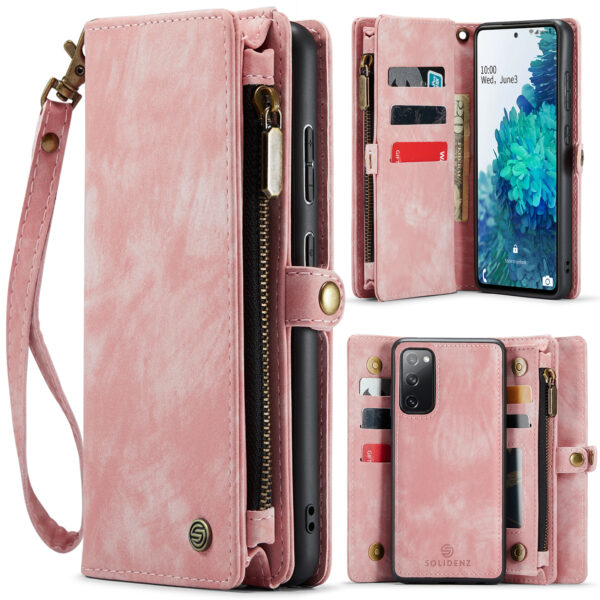 Solidenz Urban Wallet Samsung S20 FE hoesje - Roze