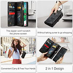 Solidenz Urban Wallet Samsung S21 FE hoesje - Zwart - 8