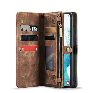 Solidenz Urban Wallet Samsung S22 hoesje - Bruin 3