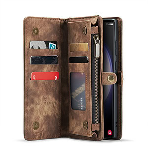 Solidenz Urban Wallet Samsung S23 Ultra hoesje - Bruin 3