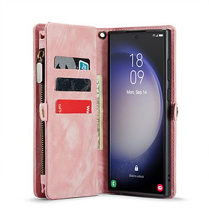 Solidenz Urban Wallet Samsung S23 Ultra hoesje - Roze 4