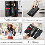 Solidenz Urban Wallet Samsung S23 Ultra hoesje - Zwart - 11