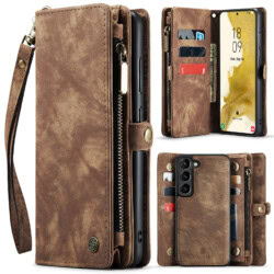 Solidenz Urban Wallet Samsung S24 hoesje - Bruin