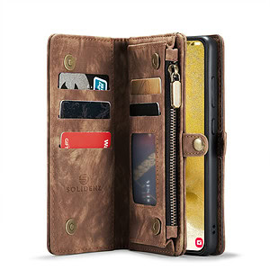 Solidenz Urban Wallet Samsung S23 hoesje - Bruin 3