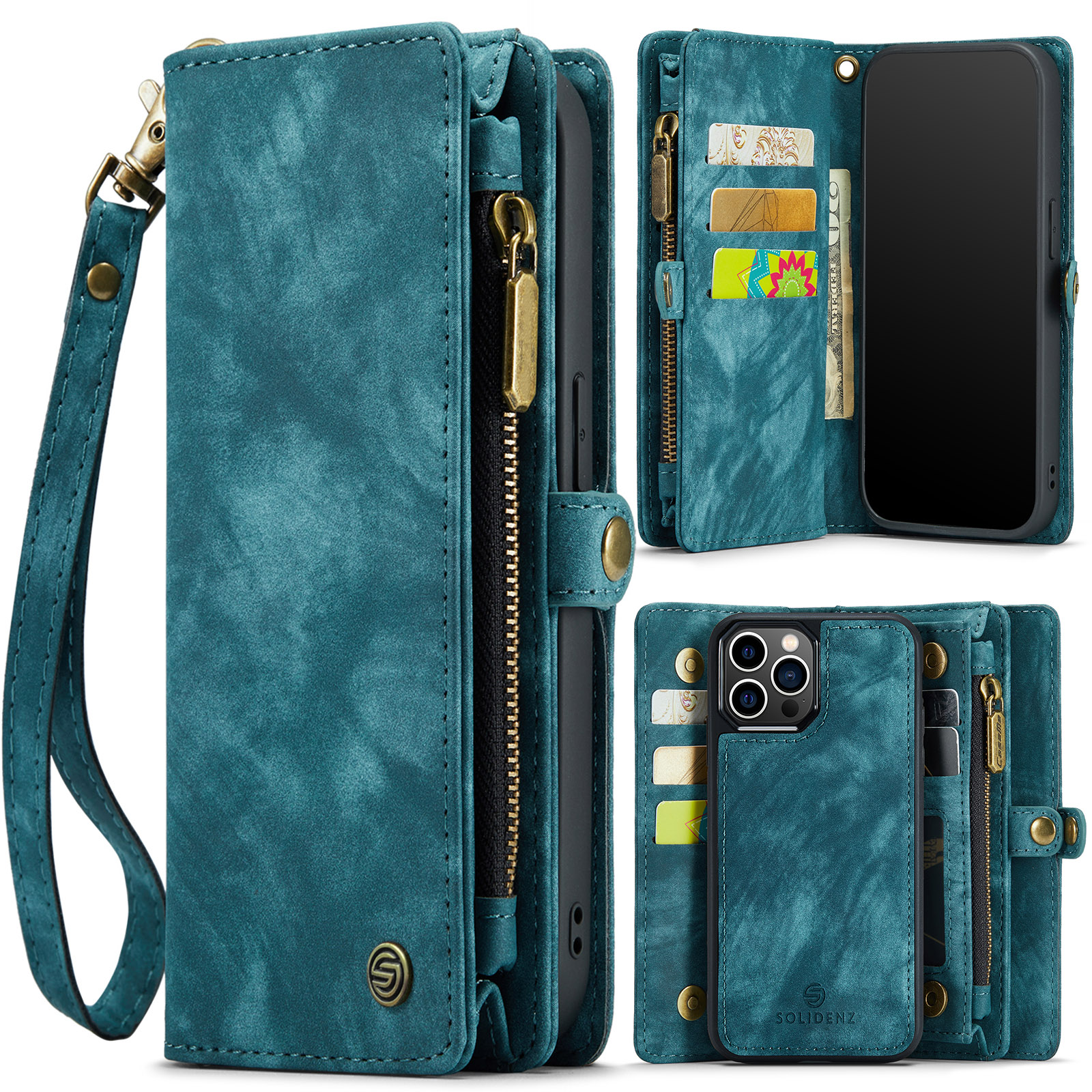 variatie Solidenz Urban Wallet iPhone 12 Pro Max hoesje – Blauw