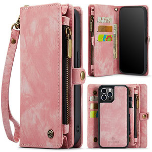 Solidenz Urban Wallet iPhone 12 / 12 Pro hoesje – Roze