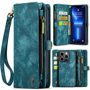 Solidenz Urban Wallet iPhone 13 Pro hoesje – Blauw