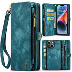 Solidenz Urban Wallet iPhone 13 hoesje - Blauw Main Image