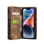 Solidenz Urban Wallet iPhone 13 hoesje – Bruin - 3