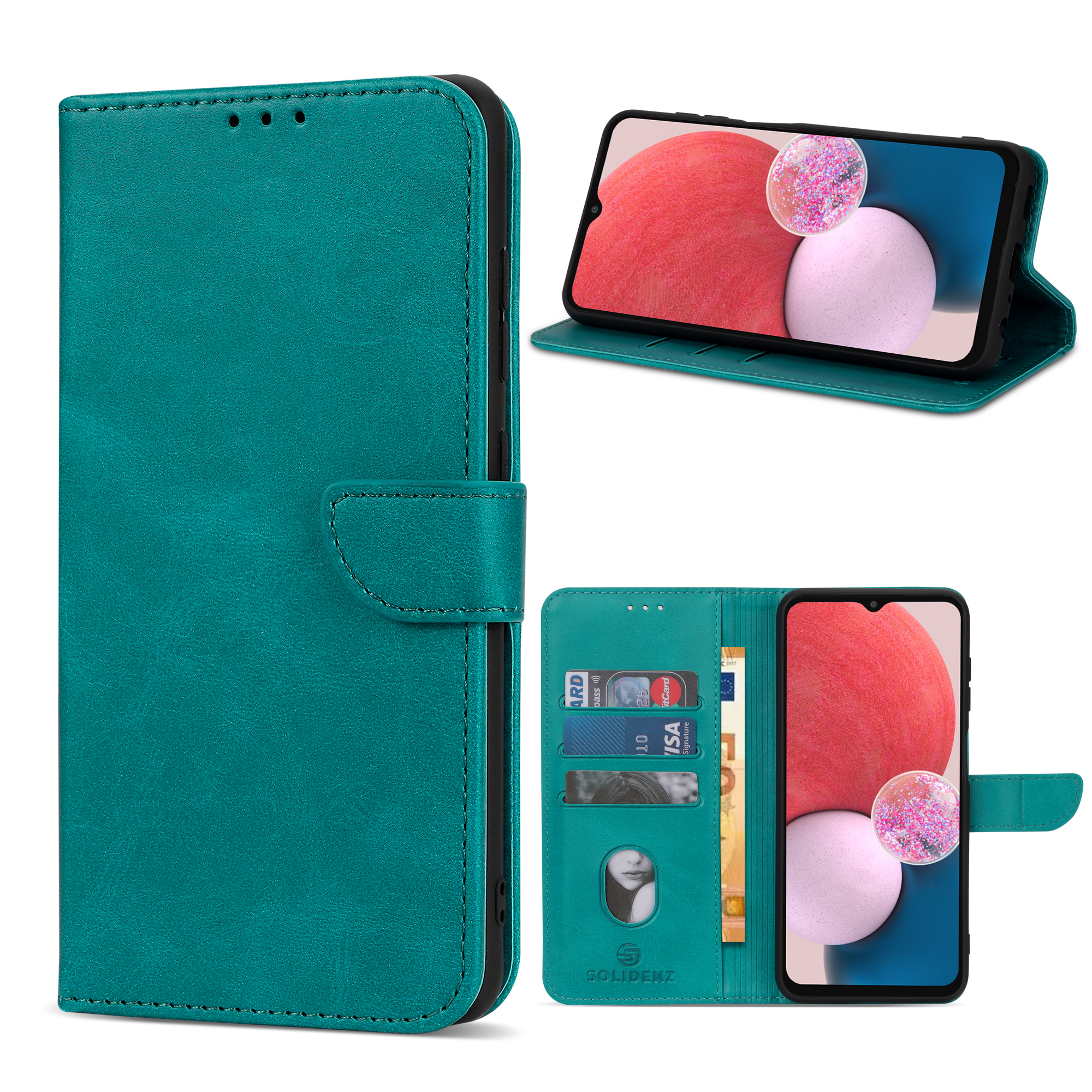 Solidenz bookcase Samsung A13 4G - Blauw