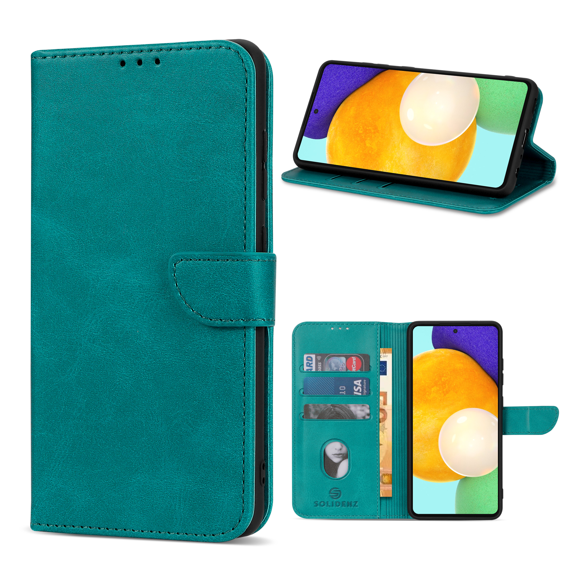 Solidenz bookcase Samsung S21 FE - Blauw