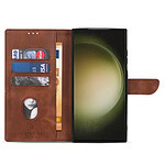 Solidenz bookcase Samsung S24 Ultra - Bruin - 3