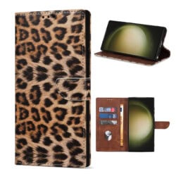 Solidenz bookcase Samsung S23 Ultra - Luipaard