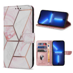 Solidenz bookcase iPhone 13 Pro - Marmer