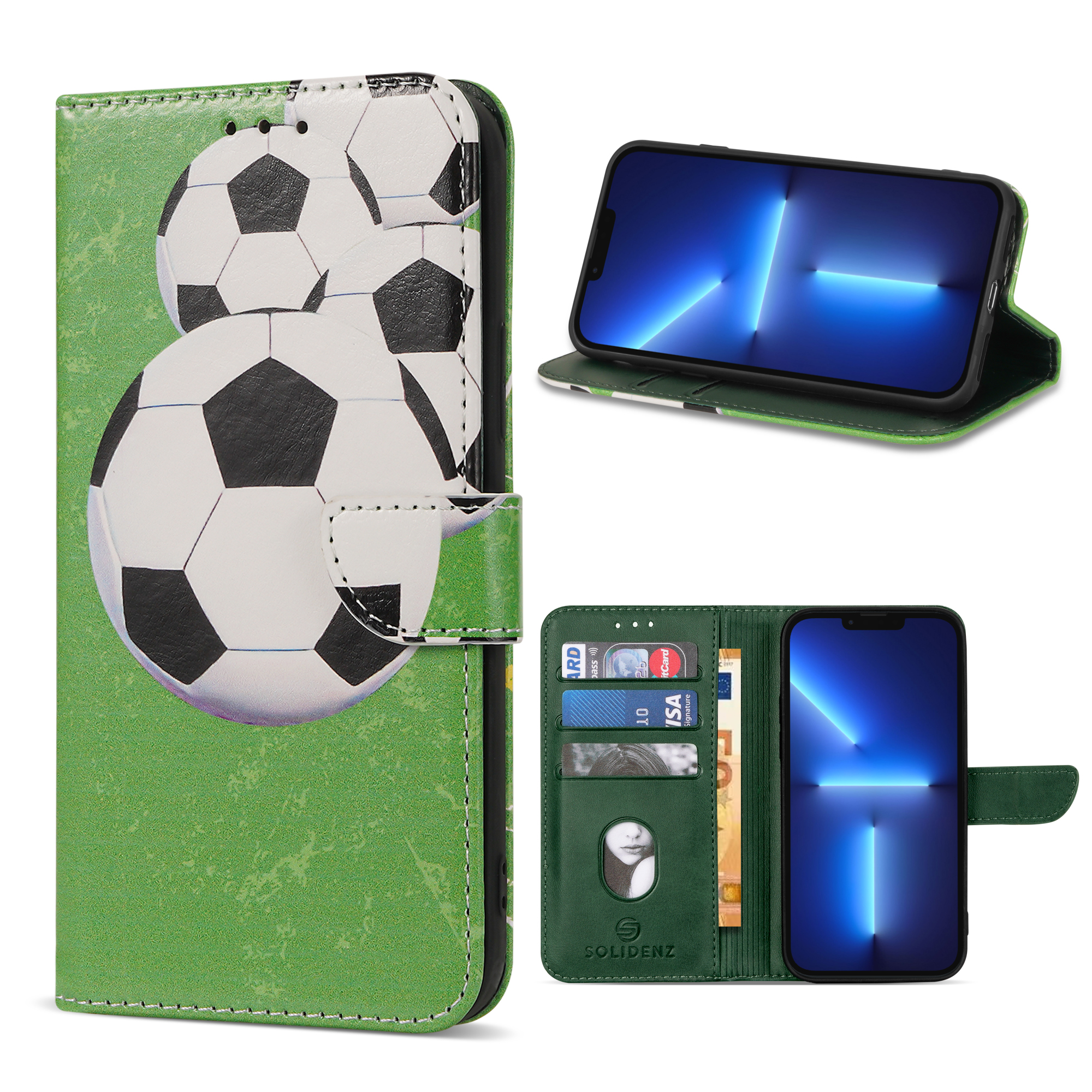 variatie Solidenz bookcase iPhone 13 Pro Max – Voetbal