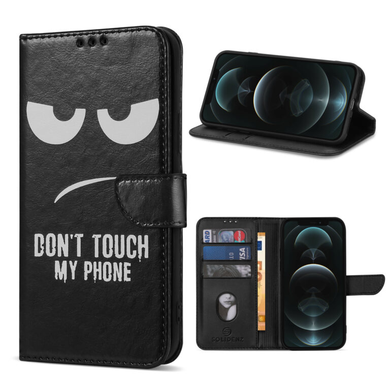 Solidenz bookcase iPhone 14 Pro - Don't Touch Me