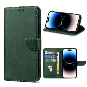 Solidenz bookcase iPhone 14 Pro Max – Groen