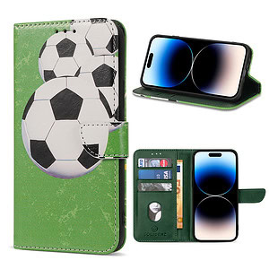 Solidenz bookcase iPhone 14 Pro Max - Voetbal 1