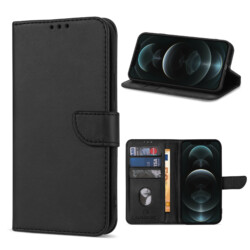 Solidenz bookcase iPhone 14 - Zwart