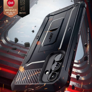 Supcase 360 Backcase met screenprotector Samsung A54 - Zwart 2