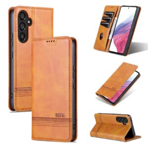 AZNS Boekmodel hoesje Samsung Galaxy A34 – Bruin