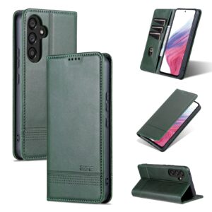 AZNS Boekmodel hoesje Samsung Galaxy A34 - Groen 1