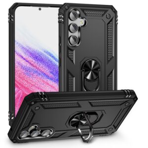 Ringhouder Backcover hoesje Samsung A54 – Zwart
