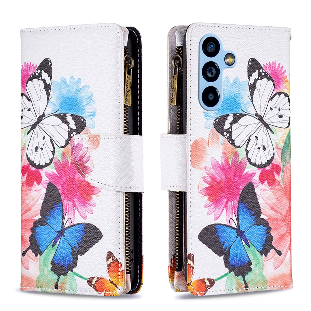 Wallet hoesje Samsung Galaxy A54 - Vlinders