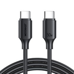 Joyroom 1m USB-C kabel - 60W Snellader - Zwart