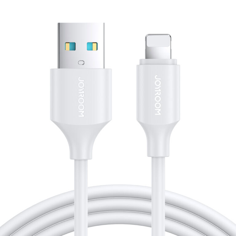 Joyroom 2.4A Lightning kabel 2m - Snellader - Wit