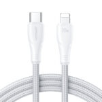 Joyroom 20W Nylon oplaadkabel 2m met snellaadfunctie - Type-C naar Lightning - Wit cross-sell thumbnail