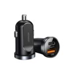 Joyroom 30W compacte autolader met snelladen, USB-A en USB type-C poorten - zwart cross-sell thumbnail