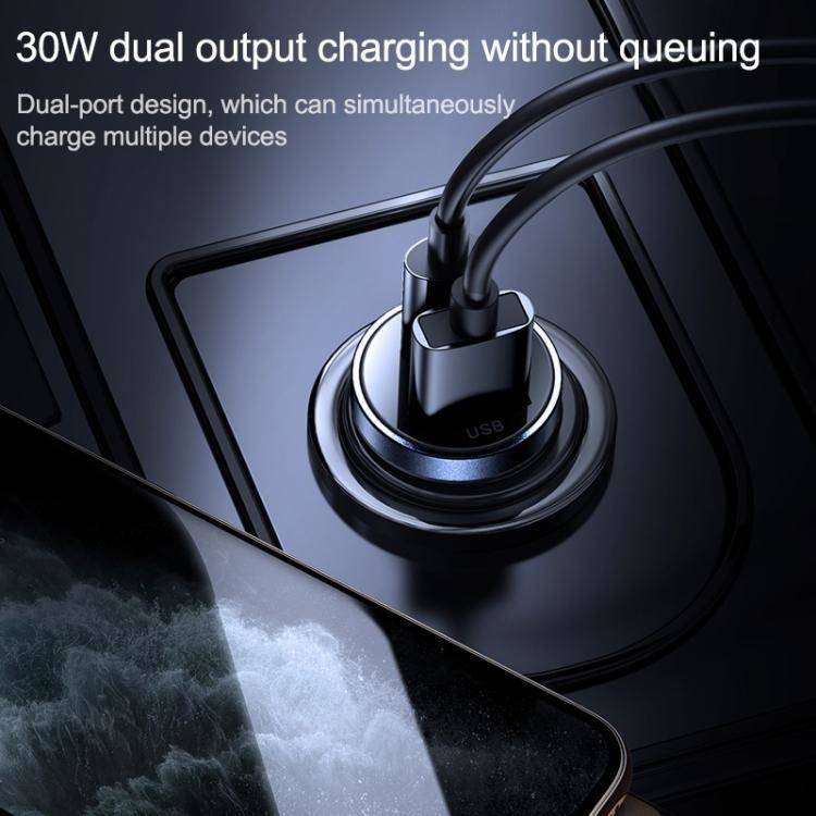 Anker Power Drive PD 2, Compact 32W Dual-Port Car Charger, Powerful USB